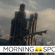 A pair of dragons fly towards Game of Thrones' Red Keep.